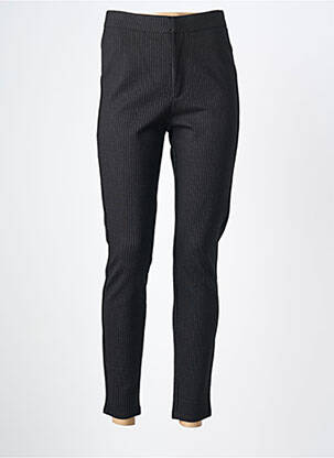 Pantalon slim talie elastică mărime normală negru TIFFOSI femme