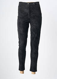 Pantalon slim elasticitate mărime normală negru TIFFOSI femeie