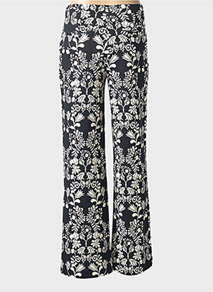 Pantalon larg închidere cu fermoar lateral mărime normală negru ICHI femeie