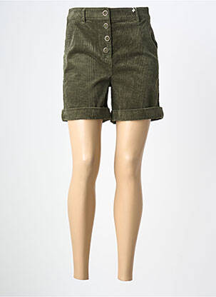 Șort mărime normală mărime normală verde C'EST BEAU LA VIE femme