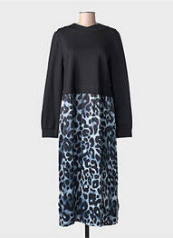 Rochie lungă mâneci lungi mâneci lungi negru STREET ONE femeie