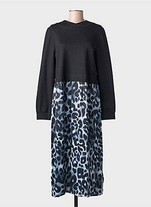 Rochie lungă mâneci lungi mâneci lungi negru STREET ONE femme