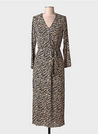 Rochie lungă mâneci lungi mâneci lungi negru GARCIA femme