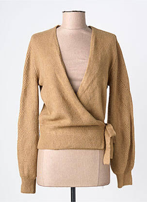 Cardigan petrecut croială cambrată maro GARCIA femme