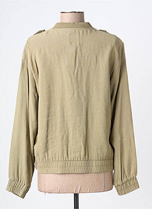 Jachete casual guler rotund verde GARCIA femeie