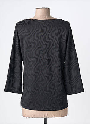 Top elasticitate mâneci lungi negru BROADWAY femeie