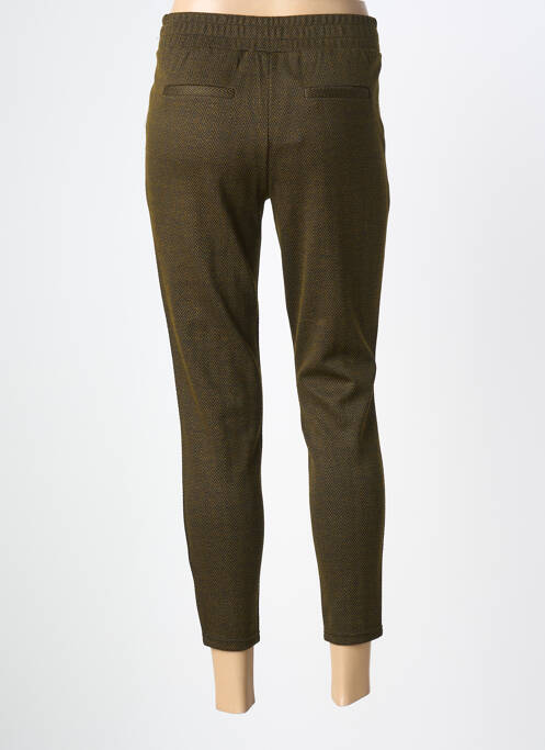Pantalon 7/8 elasticitate mărime normală verde ICHI femme