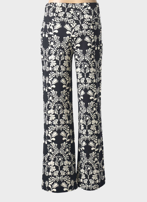 Pantalon larg închidere cu fermoar lateral mărime normală negru ICHI femme
