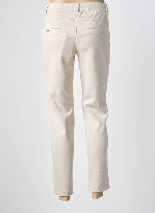 Pantalon 7/8 elasticitate mărime normală bej STREET ONE femme