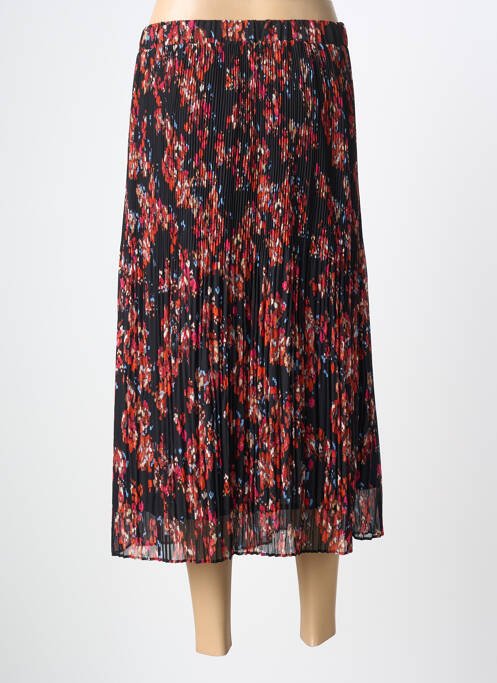 Fustă lungă țesătură crep negru GARCIA femme