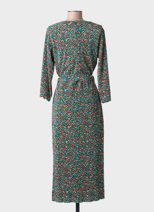 Rochie lungă mâneci lungi mâneci lungi verde GARCIA femme