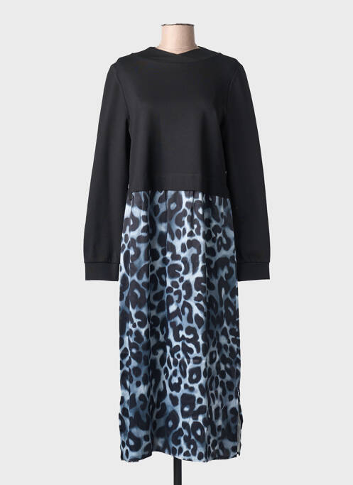 Rochie lungă mâneci lungi mâneci lungi negru STREET ONE femme