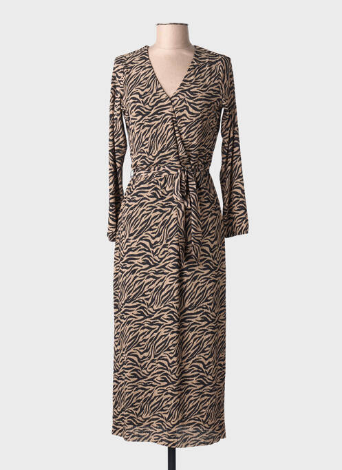 Rochie lungă mâneci lungi mâneci lungi negru GARCIA femme