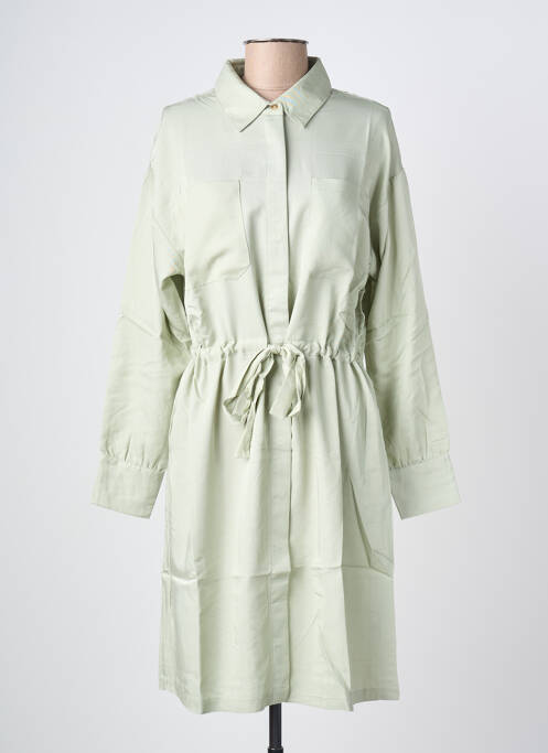 Rochie midi mâneci lungi mâneci lungi verde BROADWAY femme