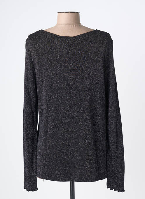 Tricou croială dreaptă mâneci lungi negru STREET ONE femme