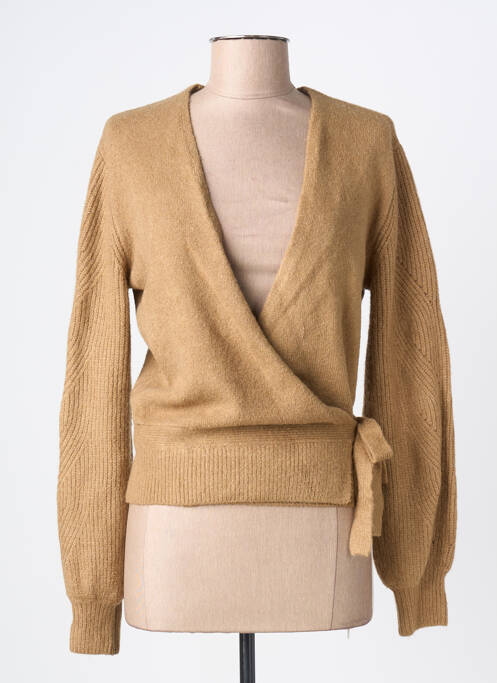 Cardigan petrecut croială cambrată maro GARCIA femme