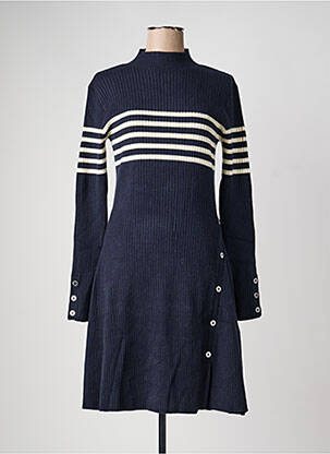 Rochie pulover mâneci lungi mâneci lungi albastru MORGAN femme