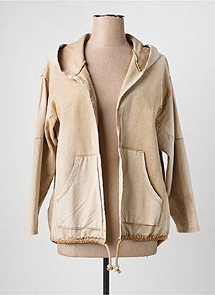 Jachete casual buzunare bej MADE IN ITALY femeie