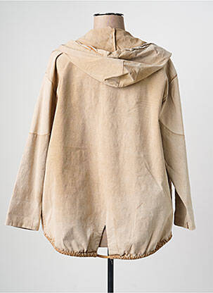 Jachete casual buzunare bej MADE IN ITALY femeie