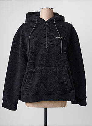 Hanorac cu glugă mâneci lungi mâneci lungi negru NO PUBLIK femme