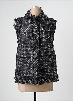 Geacă matlasată fără glugă fără glugă negru CIMINY femme