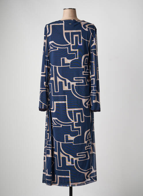 Rochie lungă mâneci lungi mâneci lungi albastru STREET ONE femme