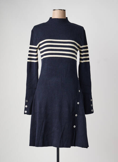 Rochie pulover mâneci lungi mâneci lungi albastru MORGAN femme