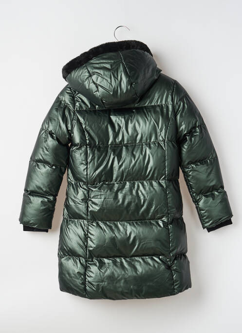 Geacă matlasată mâneci lungi cu glugă verde TIFFOSI fille