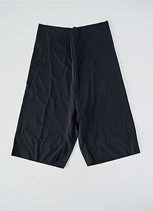 Pantalon de ciclism efect material satinat talie înaltă negru ICHI femeie