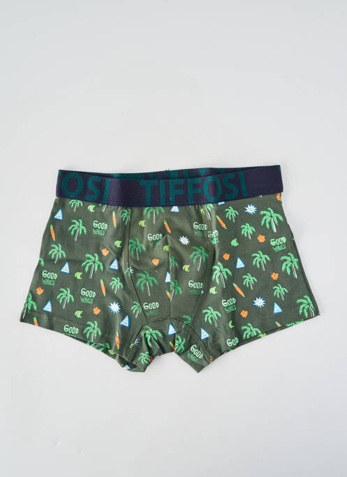 Boxer elasticitate verde TIFFOSI garcon