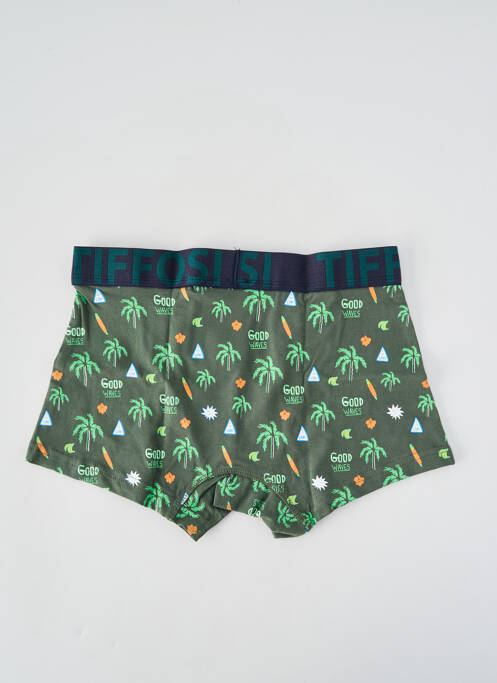 Boxer elasticitate verde TIFFOSI garcon