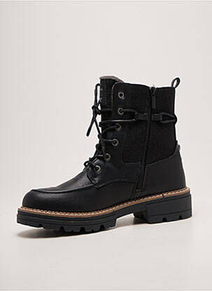 Botine/ghete toc mic toc de 4 la 6 cm negru MUSTANG femeie