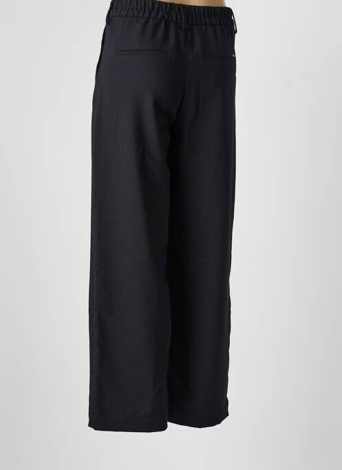 Pantalon drept țesătură poplin mărime normală negru KANOPE femme