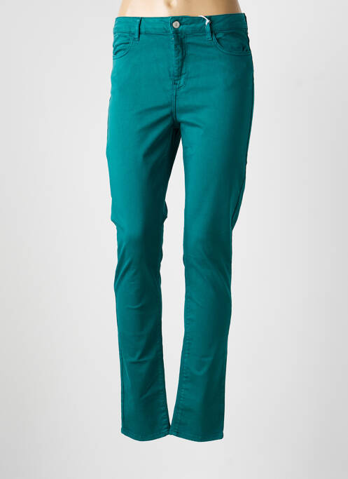 Blugi cu croială slim elasticitate mărime normală verde KANOPE femme