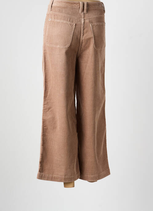Pantalon drept închidere cu fermoar sub clapetă cu nasturi mărime normală bej WHITE STUFF femme