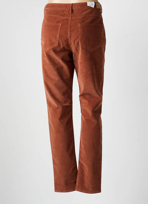 Pantalon slim elasticitate mărime normală maro KANOPE femme