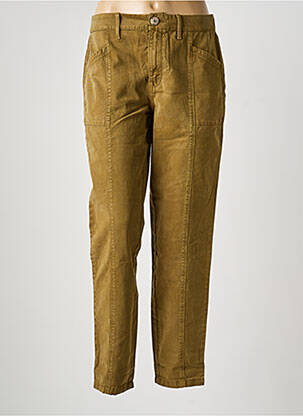 Pantalon slim talie elastică mărime normală verde WHITE STUFF femeie