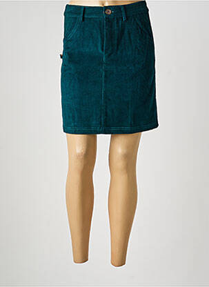 Fustă scurtă buzunare verde KALI YOG femme