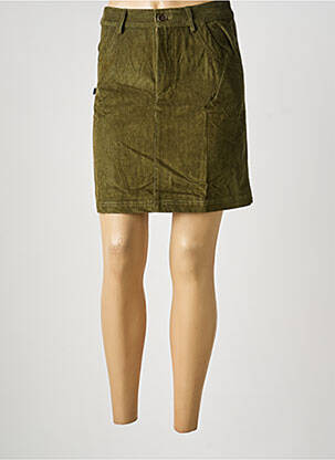 Fustă scurtă buzunare verde deschis KALI YOG femme