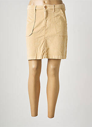 Fustă scurtă buzunare bej KANOPE femme