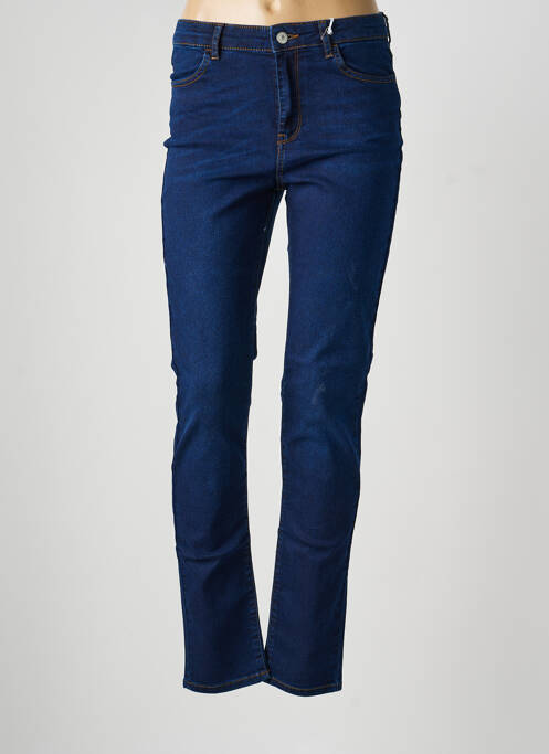 Blugi cu croială slim țesătură brută mărime normală albastru KANOPE femme