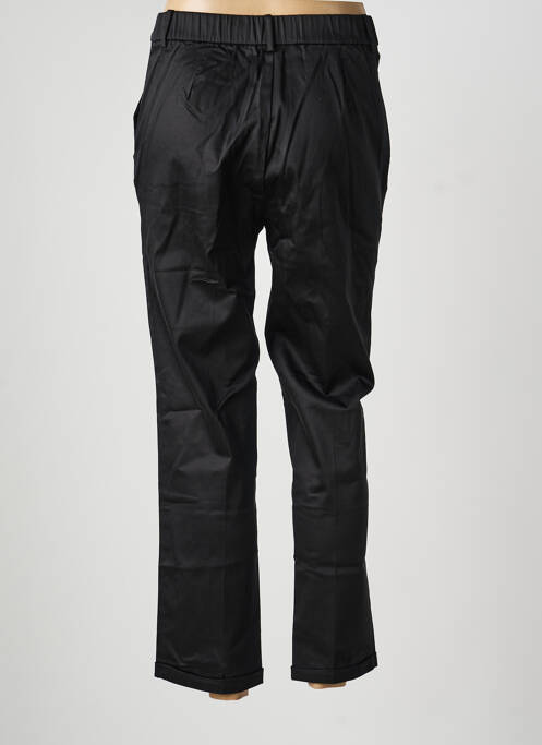 Pantalon drept închidere cu fermoar sub clapetă cu nasturi mărime normală negru SURKANA femme