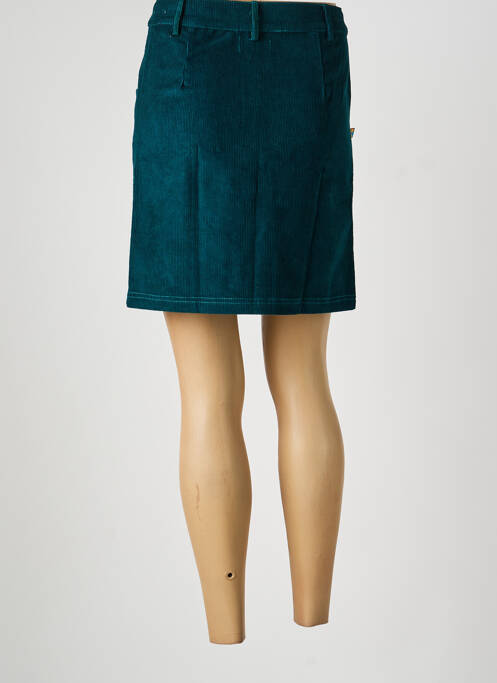 Fustă scurtă buzunare verde KALI YOG femme