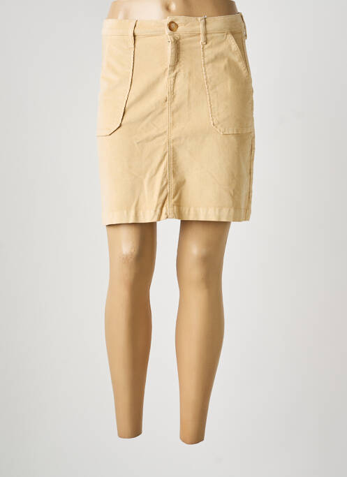Fustă scurtă buzunare bej KANOPE femme