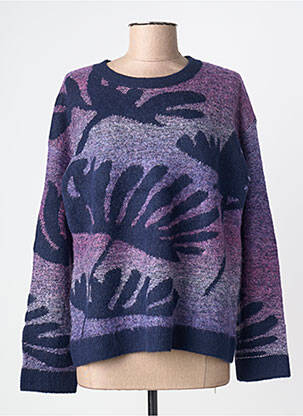 Pulover țesătură melanj mâneci lungi violet WHITE STUFF femeie