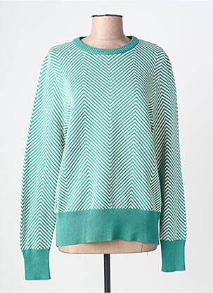 Pulover elasticitate mâneci lungi verde DANEFAE femeie