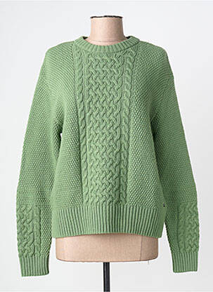 Pulover elasticitate mâneci lungi verde BLUTSGESCHWISTER femeie