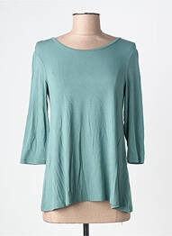 Tricou elasticitate mâneci 3/4 verde BY BASICS femme
