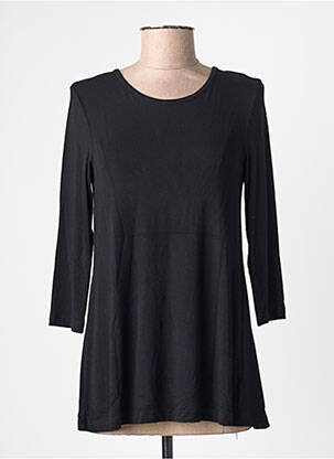 Tricou mâneci 3/4 mâneci 3/4 negru BY BASICS femeie