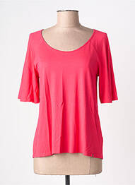 Tricou mâneci trei sferturi mâneci scurte roz BLUTSGESCHWISTER femme